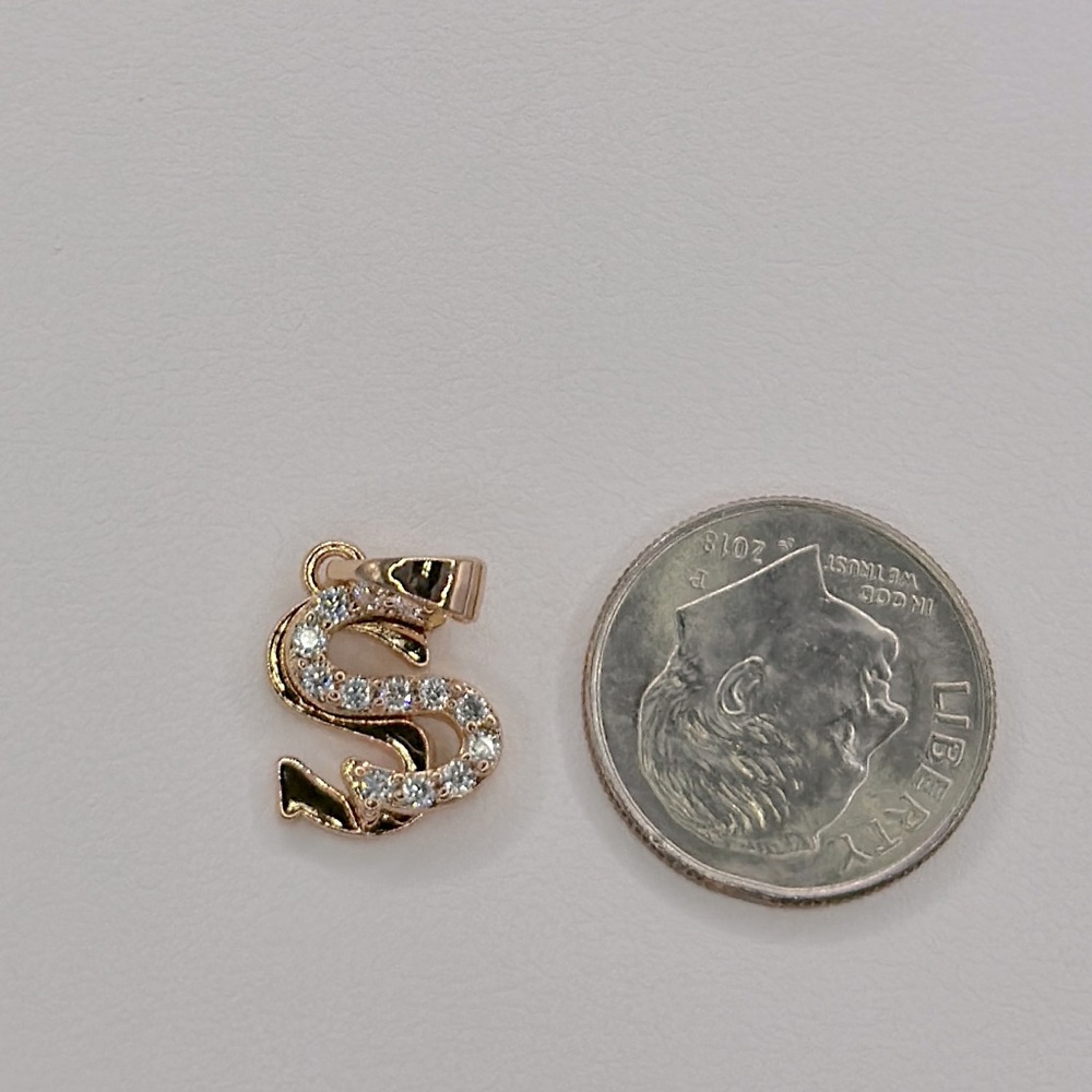 “S” Gold Filled Charm
